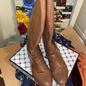 Brown Wide Calf Boots